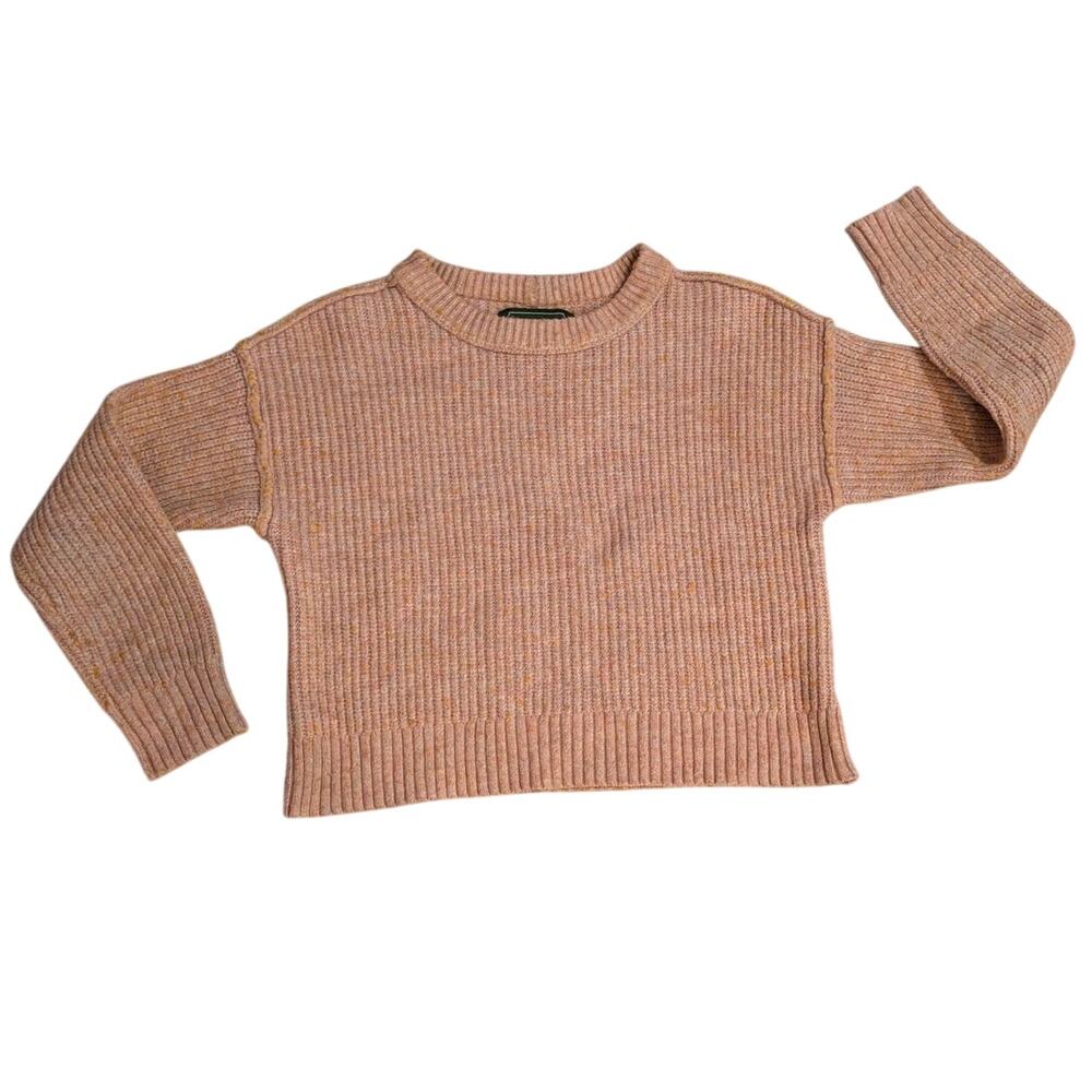 American Eagle Dusty Rose Wool Blend Chunky Knit Sweater Size XS